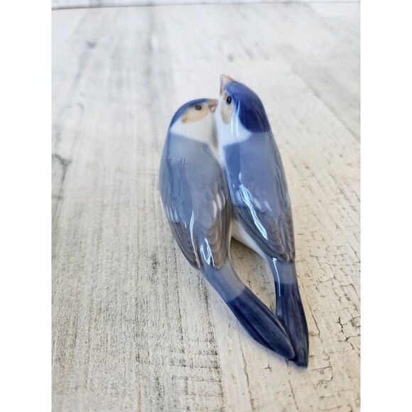 B&g 1189 Bird couple pair Sparrow vintage figurine Bing Denmark statue - Picture 5 of 8